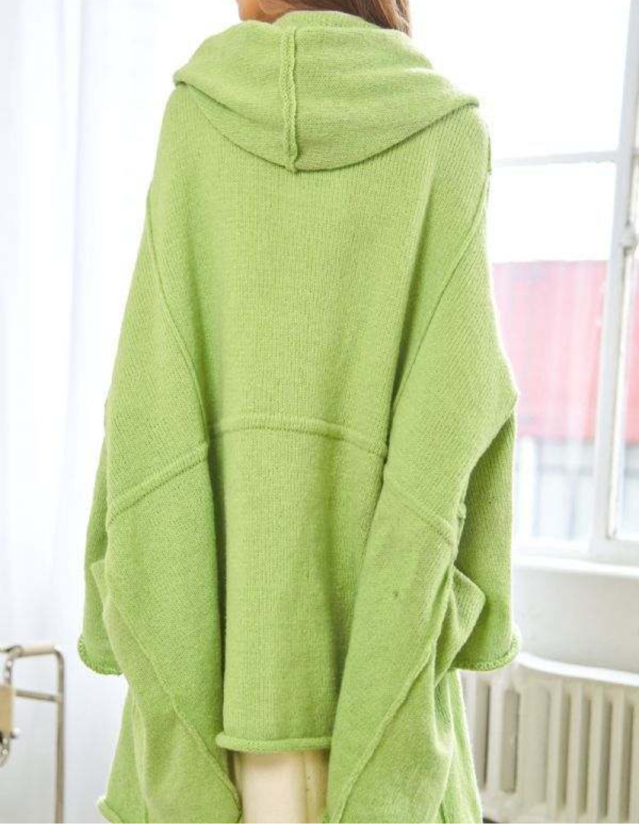 Green Cardigan Sweater