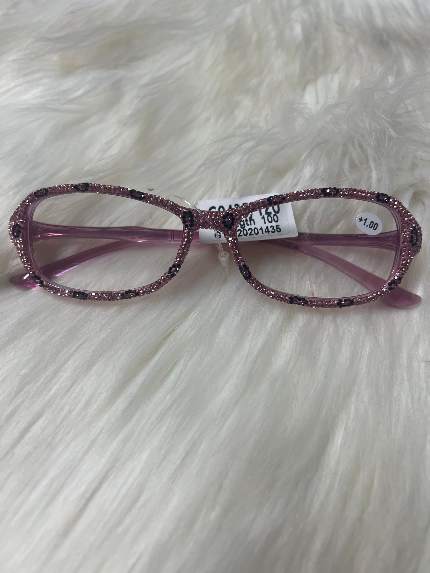 Pink Leopard Bling Reader