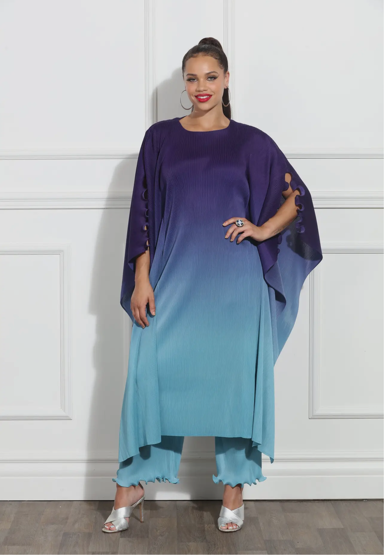 In too Deep Purple Blue - Ombre Dress and Pant Set Mintha's Shoe Boutique In too Deep Purple Blue - Ombre Dress and Pant Set Mintha's Shoe Boutique