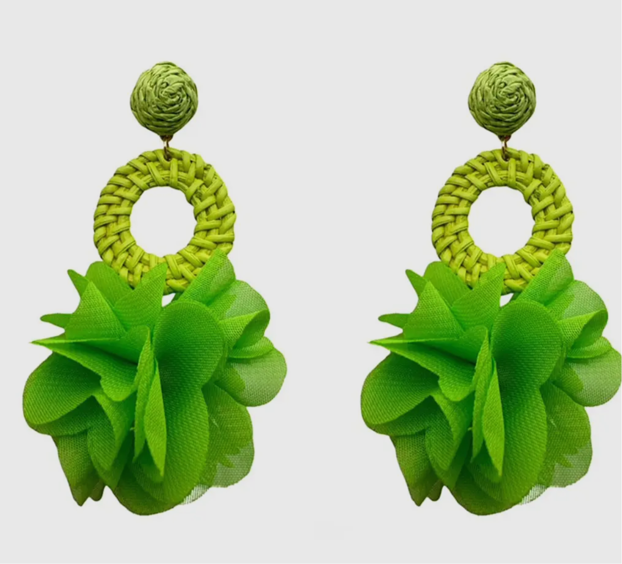 Colorful Flower Earrings