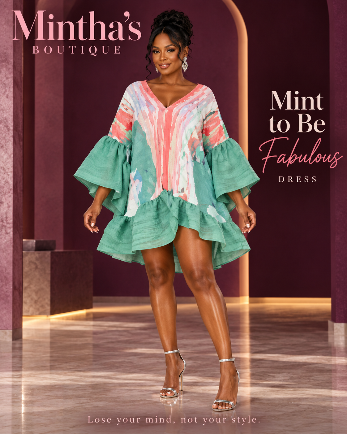 π Mint to Be Fabulous Dress _Pre-Order 10/3