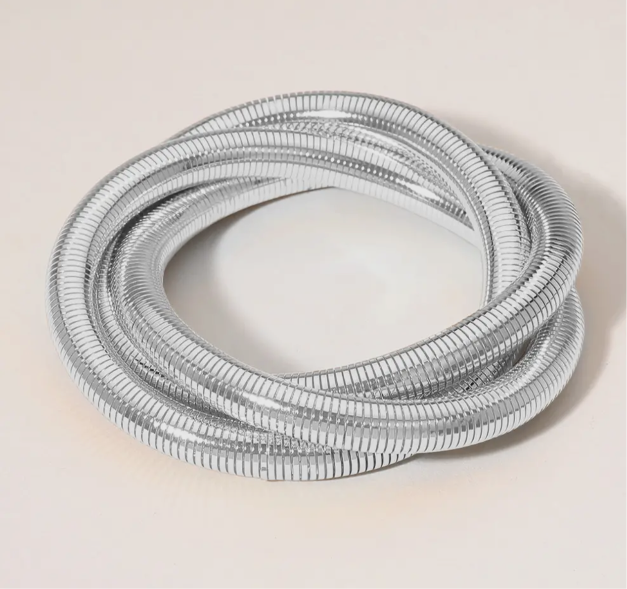 Ribbed Twisted Bracelet Stretch