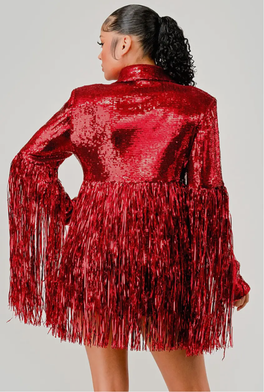 Class Me Up Sequins Party Dress