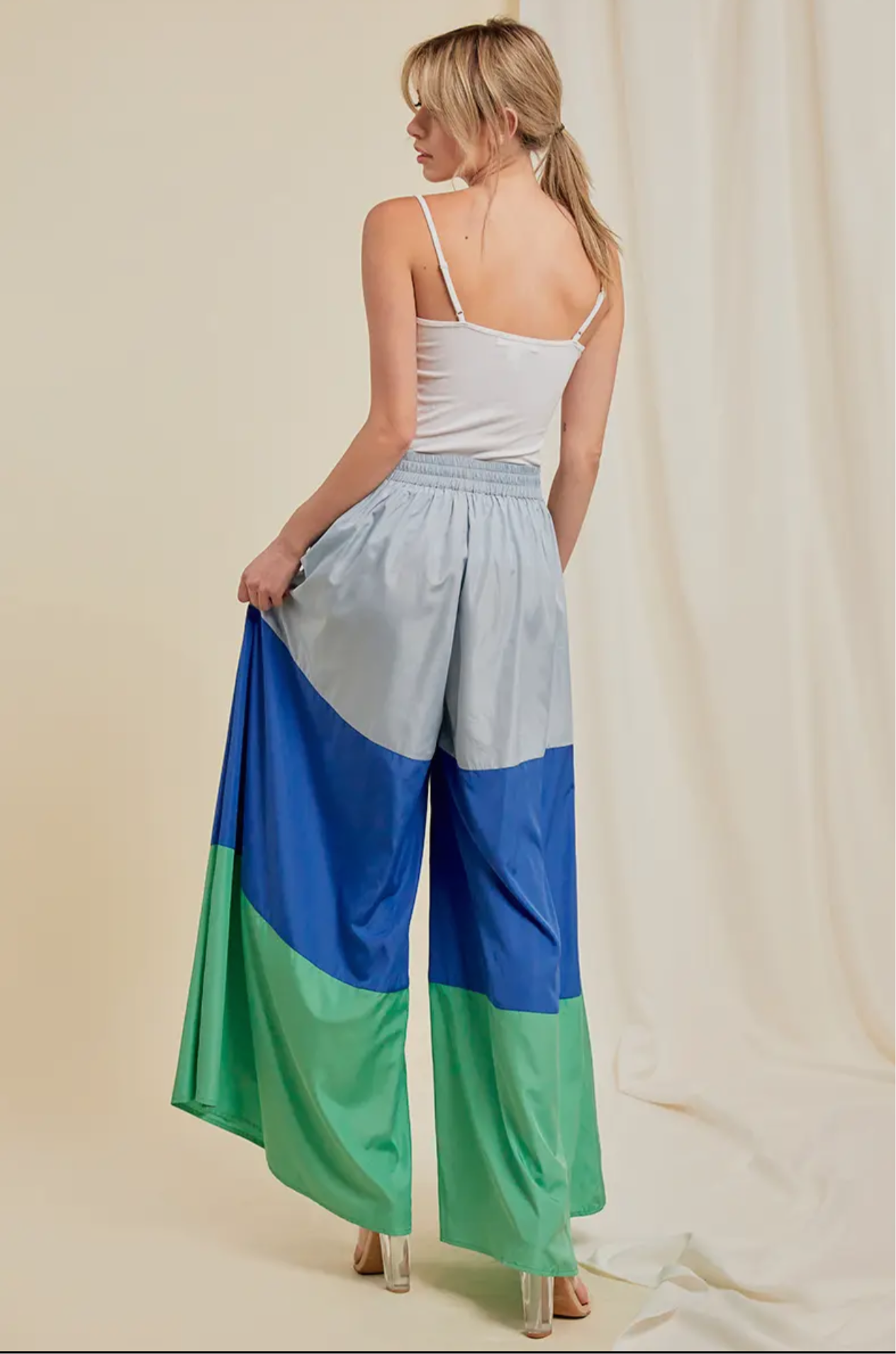 Color Block Wide Leg