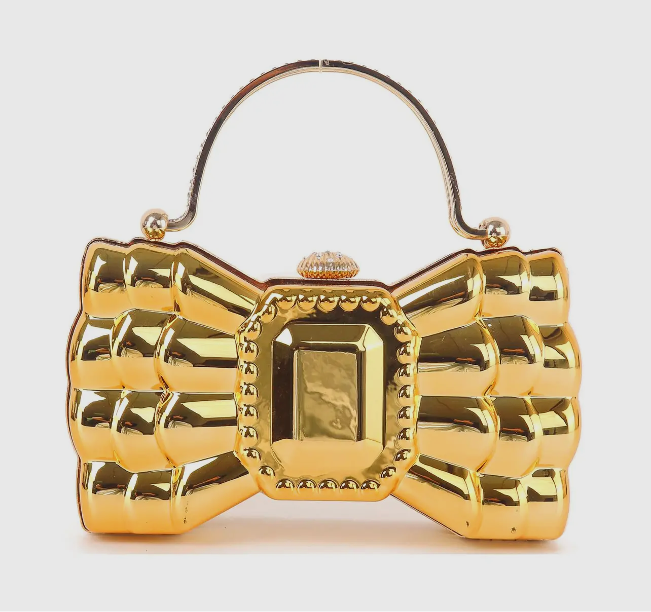 Metal Bow Acrylic Design Bag