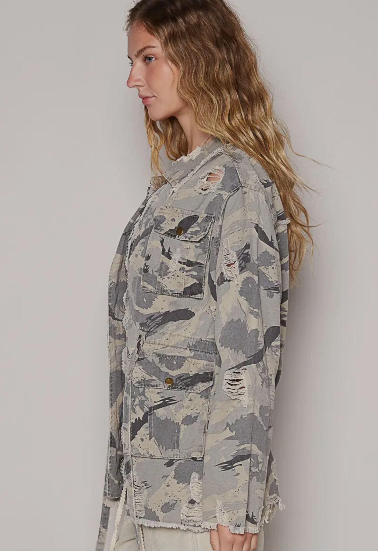 In Plain Sight Vintage Camo Jacket