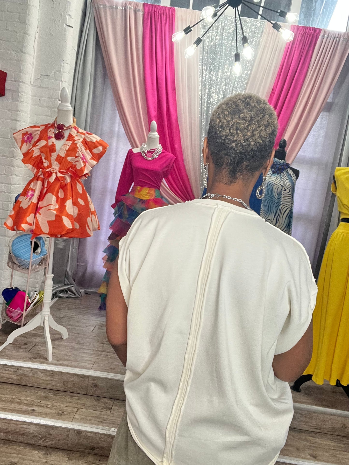 Nashville Music City Sleeveless Oversized Top