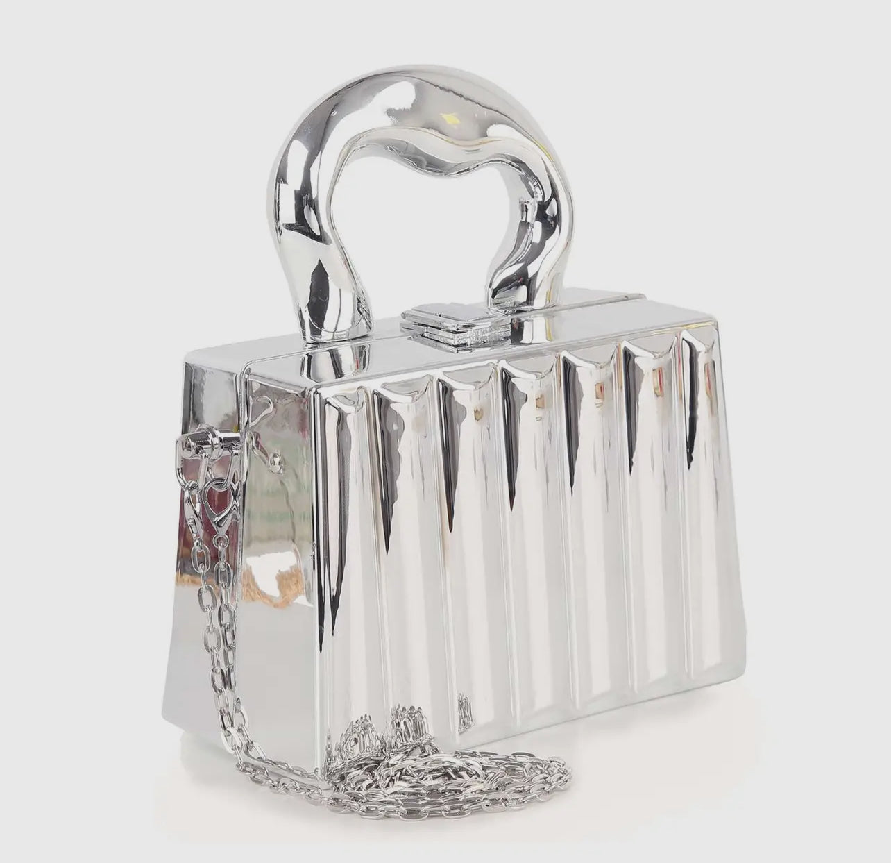 Silver Box Bag