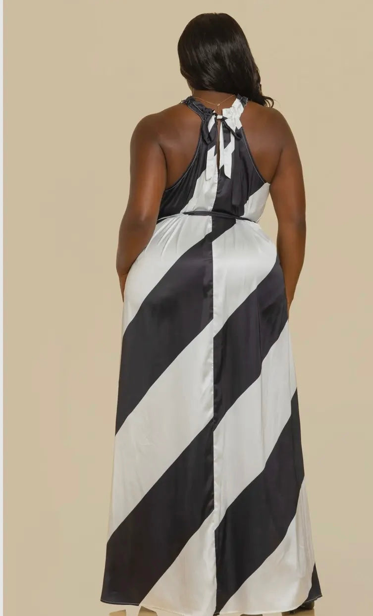 LUXE SATIN MAXI DRESS