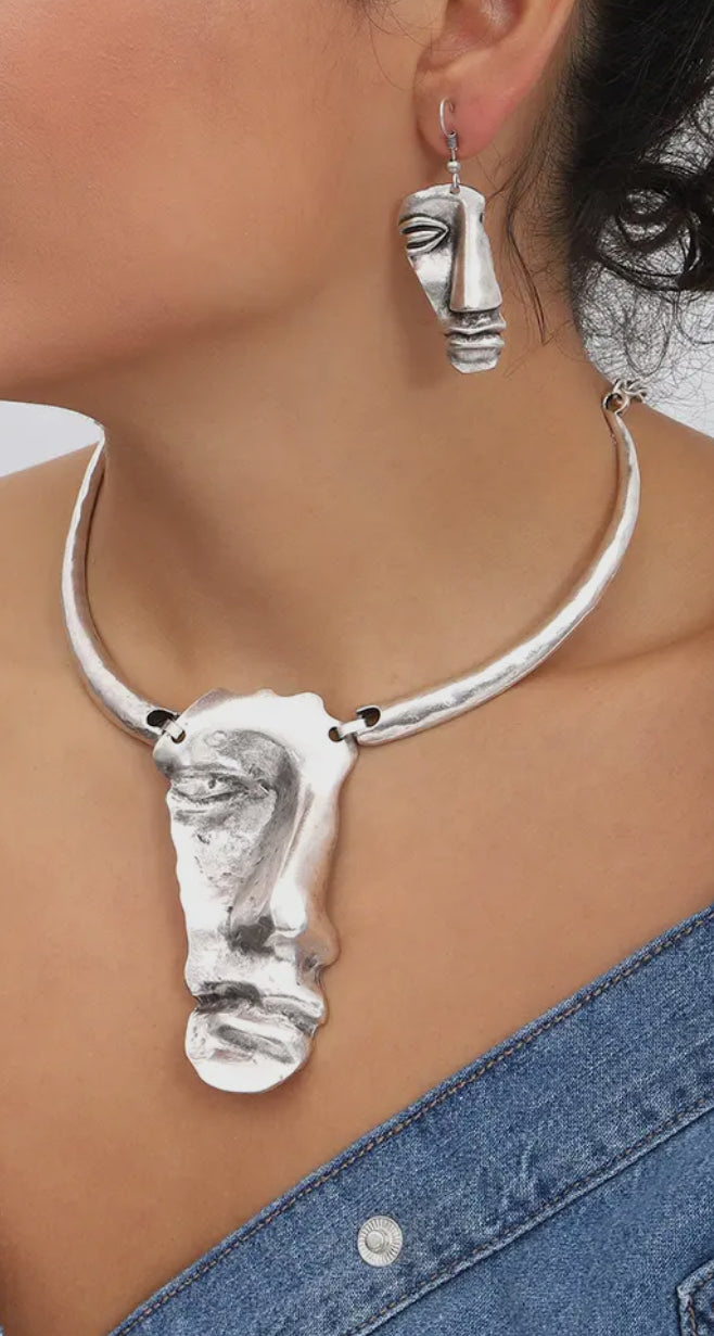 Antique Silver Face Set