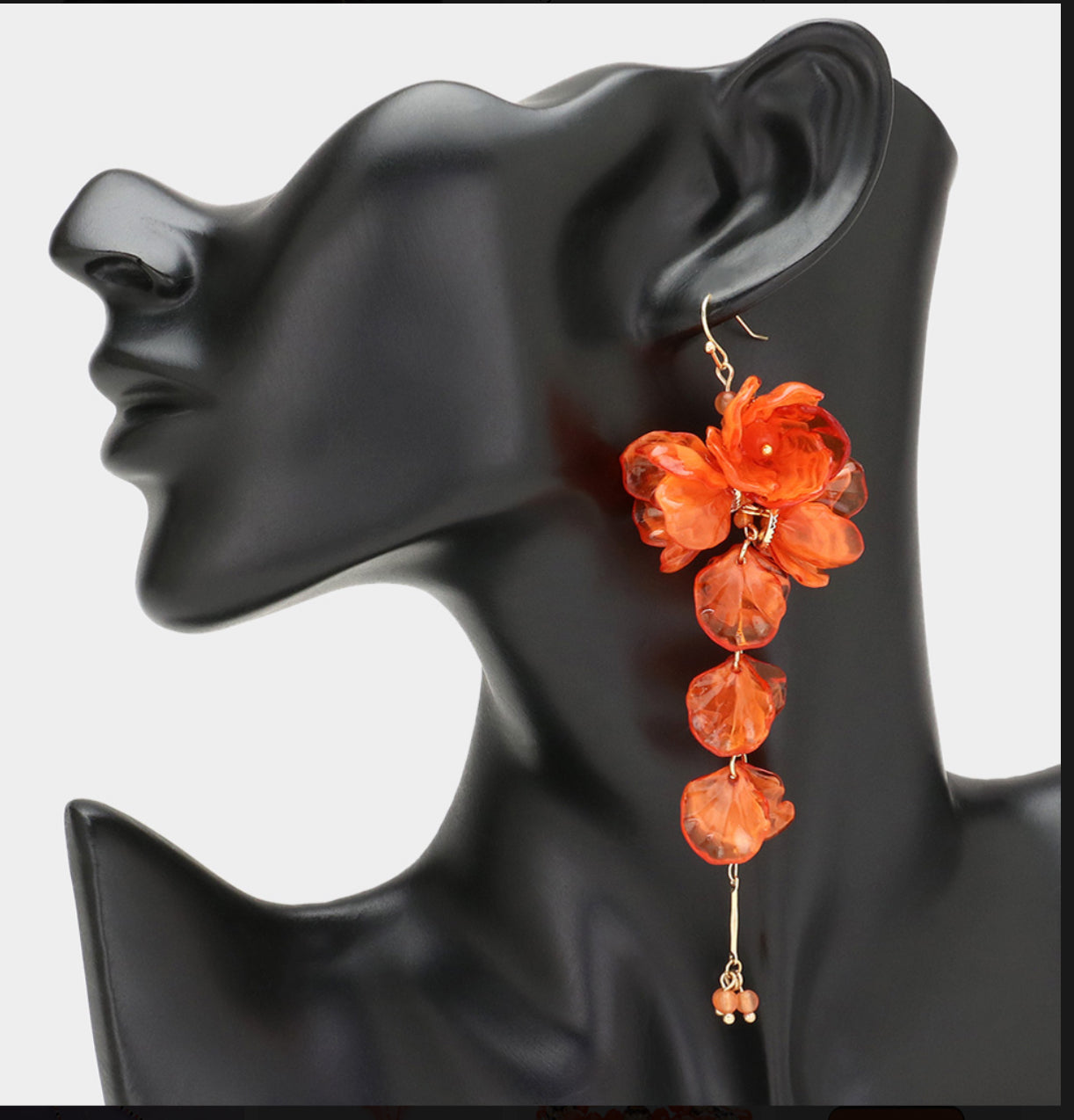 Oversized Flower Petal Earrings