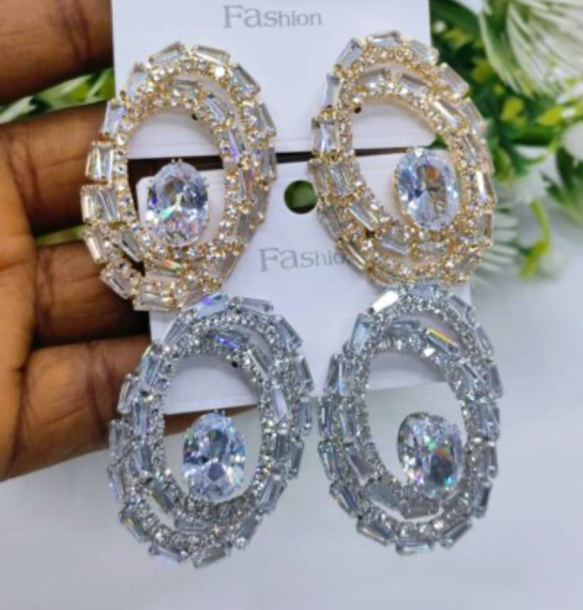 Double Baguette Earrings