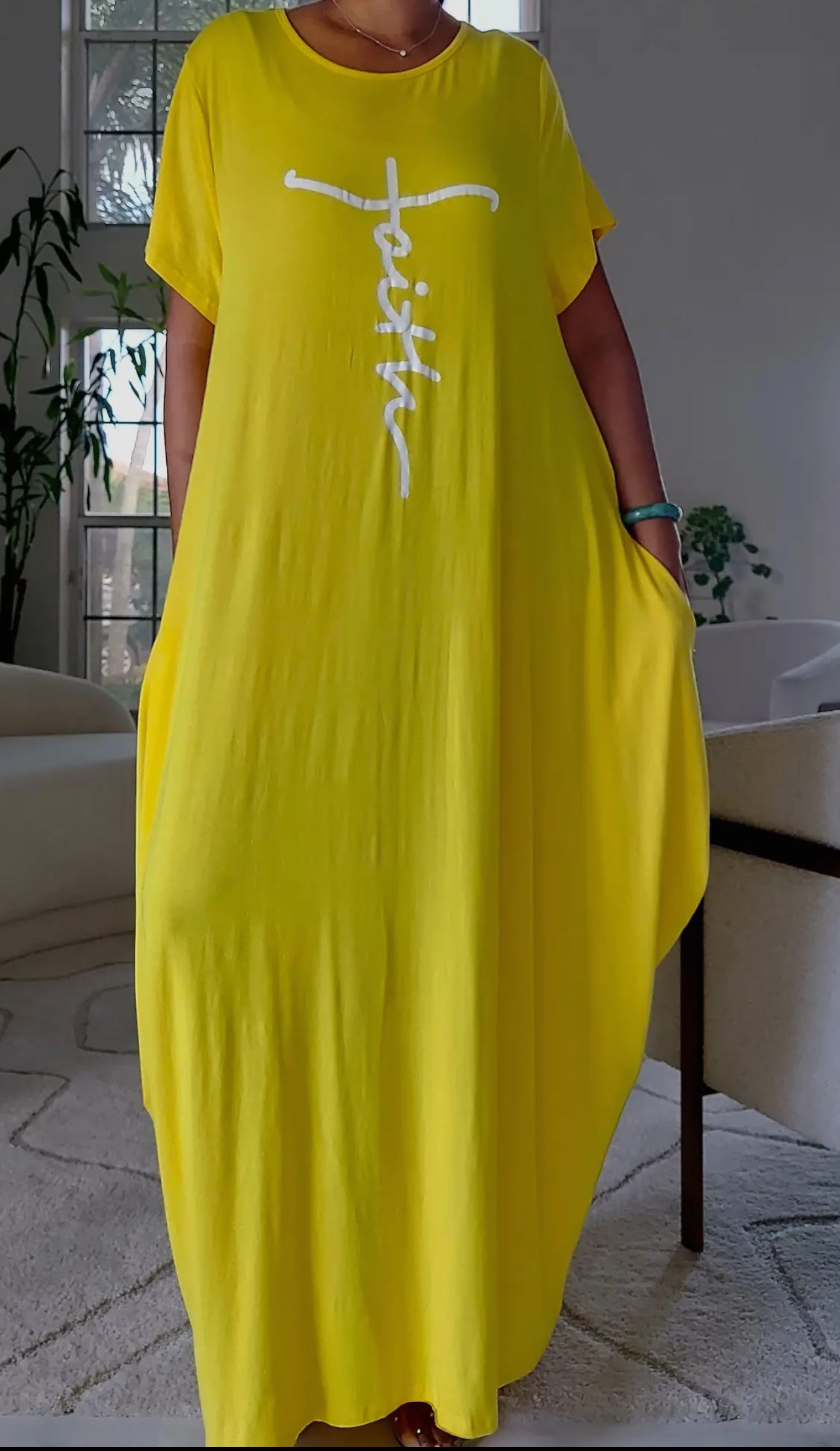 Faith Maxi Dress _Yellow