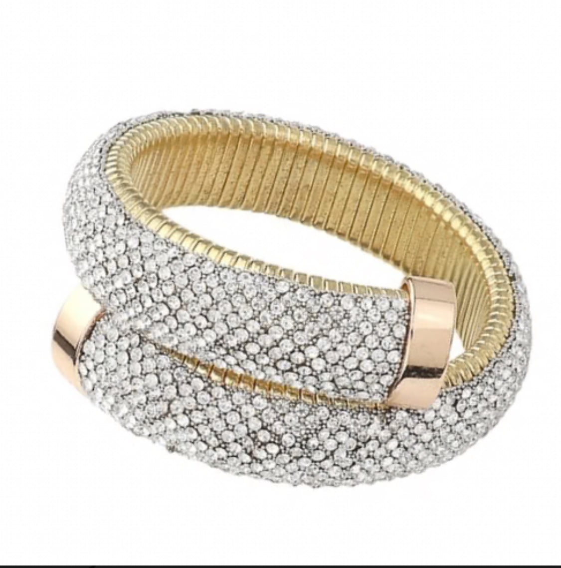 Twist Rhinestone Bracelet