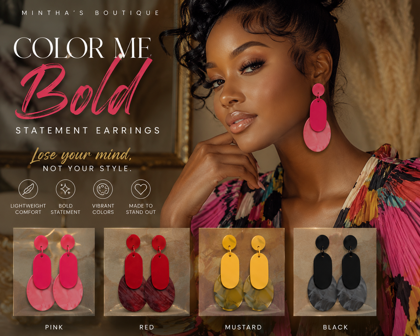 Color Me Bold Earrings