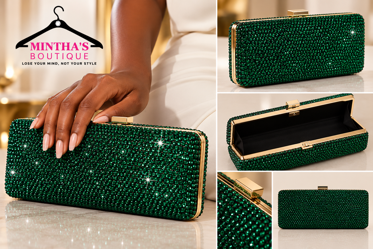Emerald Allure Clutch