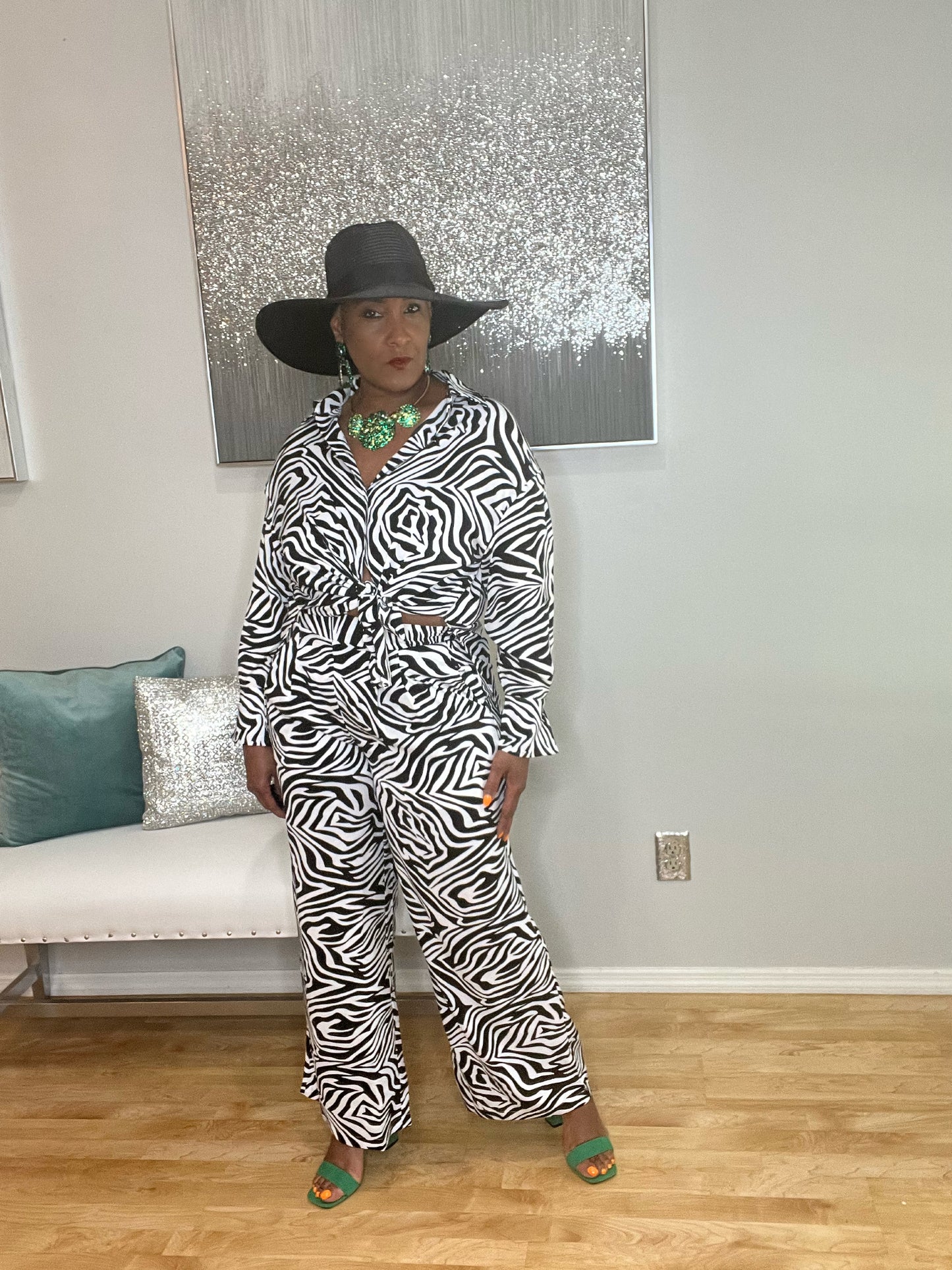 Pretty In Black & White Zebra Set