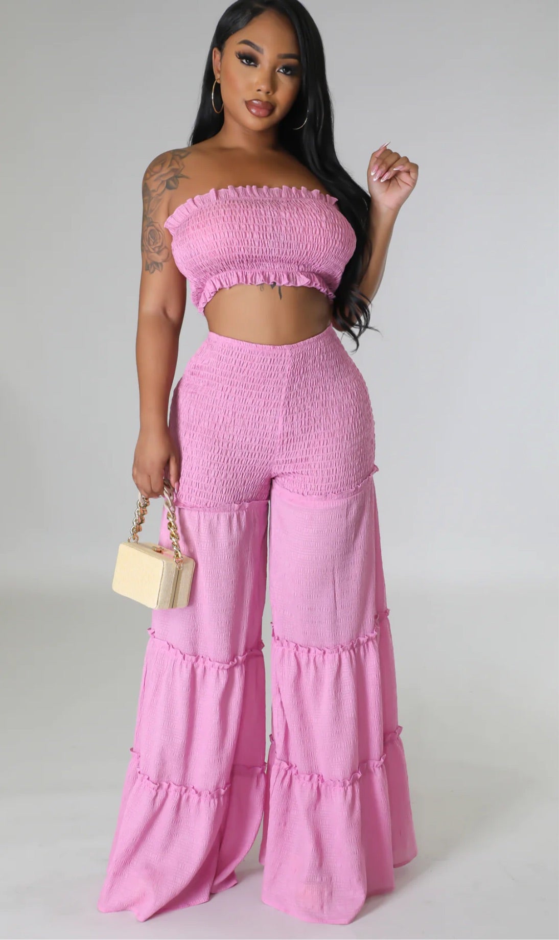 Beach Vibe Tube Set _ Pink