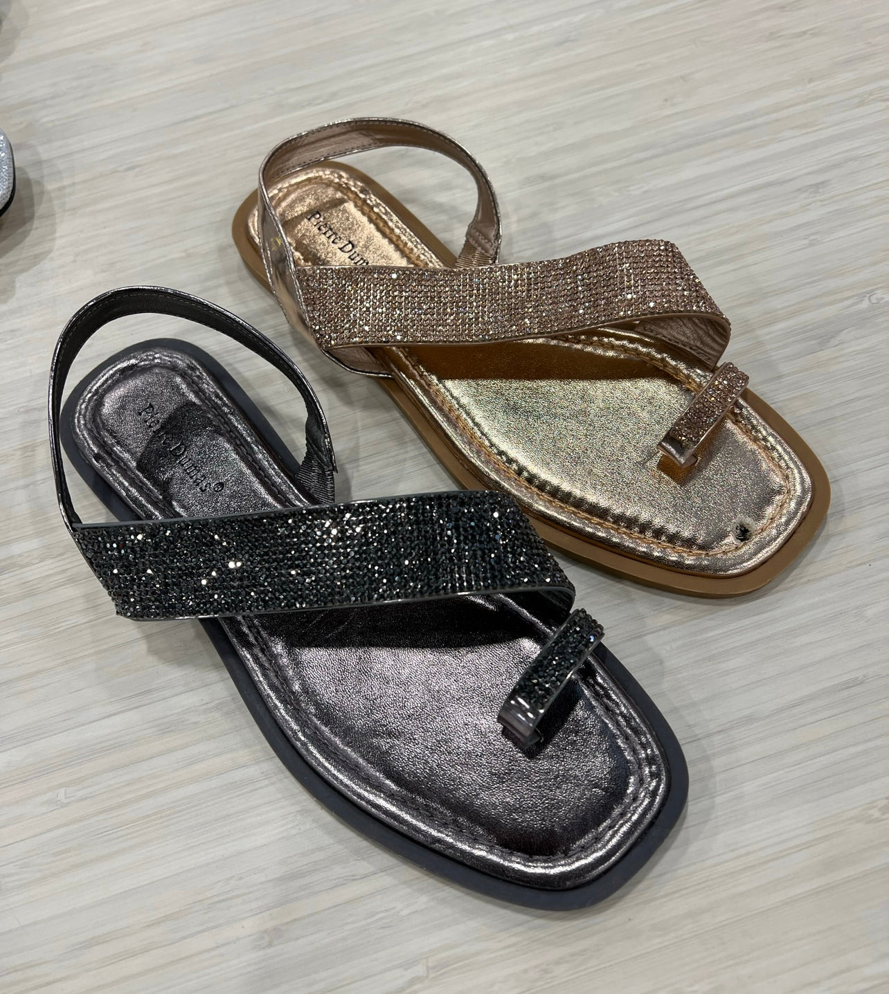 Rose Gold Rhinestone Sandal