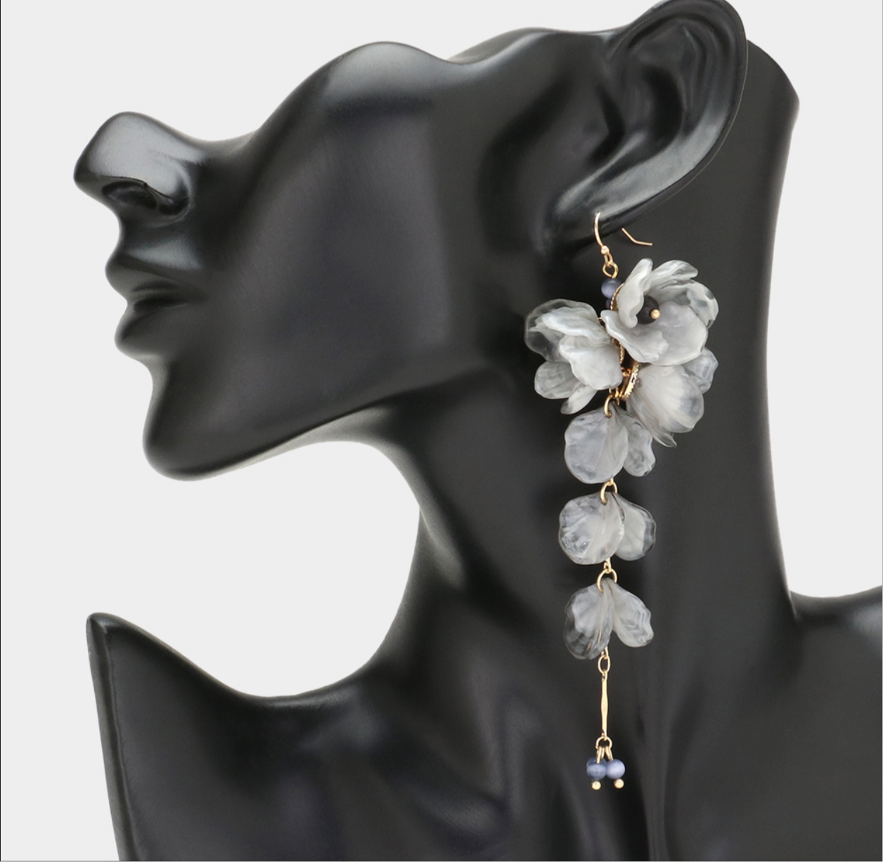 Oversized Flower Petal Earrings