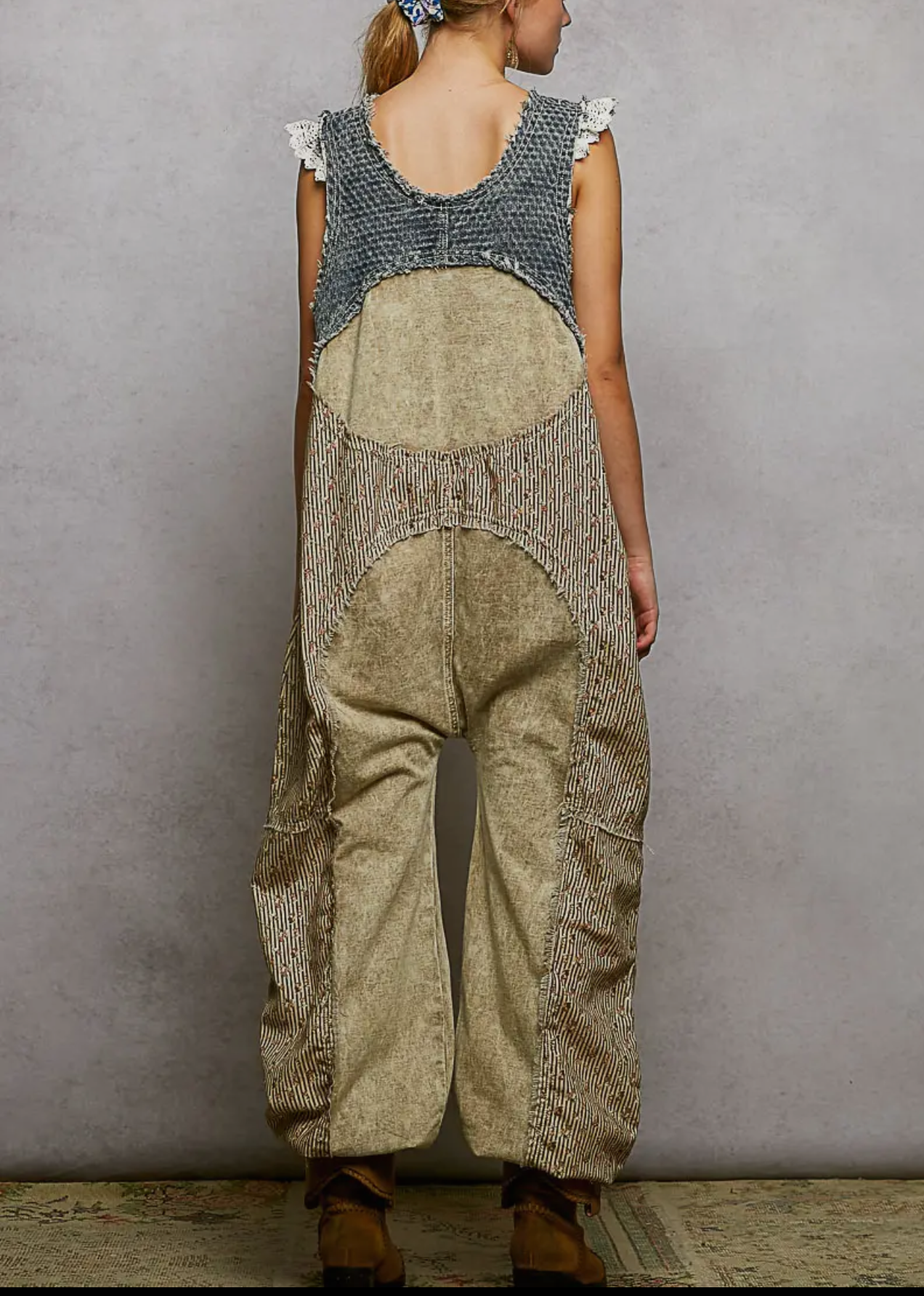 French Quarter Terry Jogger Overalls