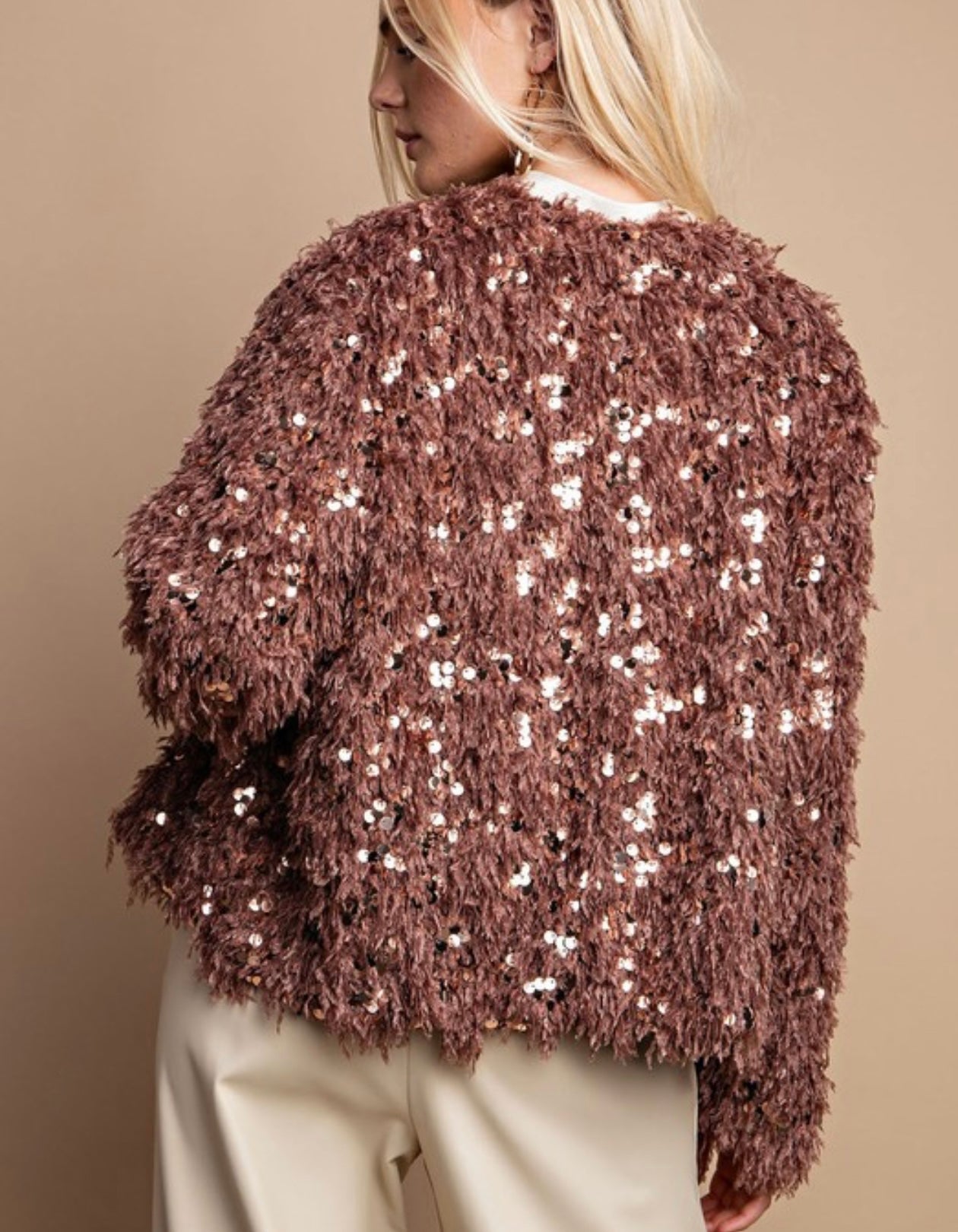 Pacifica Shaggy Jacket_Mocha