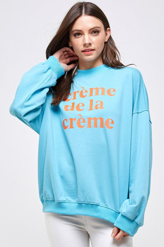 Blue Creme of the Crop Sweatshirt