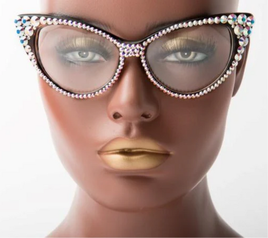 Celebrity Rhinestone Cat Clear Lens _AB Color Stone