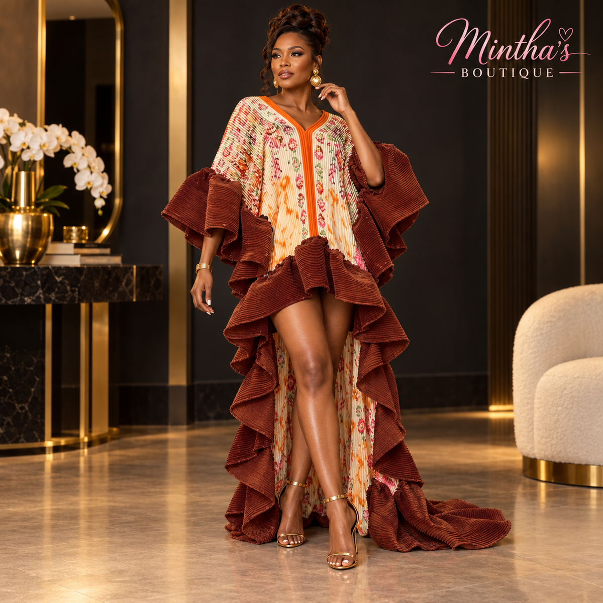 The Grand Entrance High-Low Tunic Dress