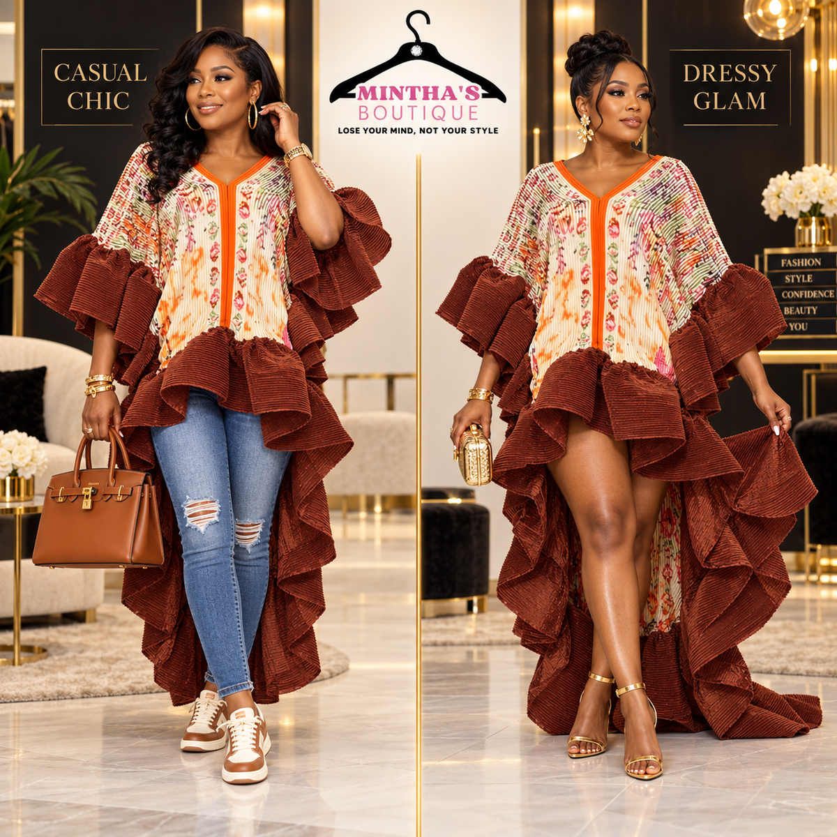 The Grand Entrance High-Low Tunic Dress