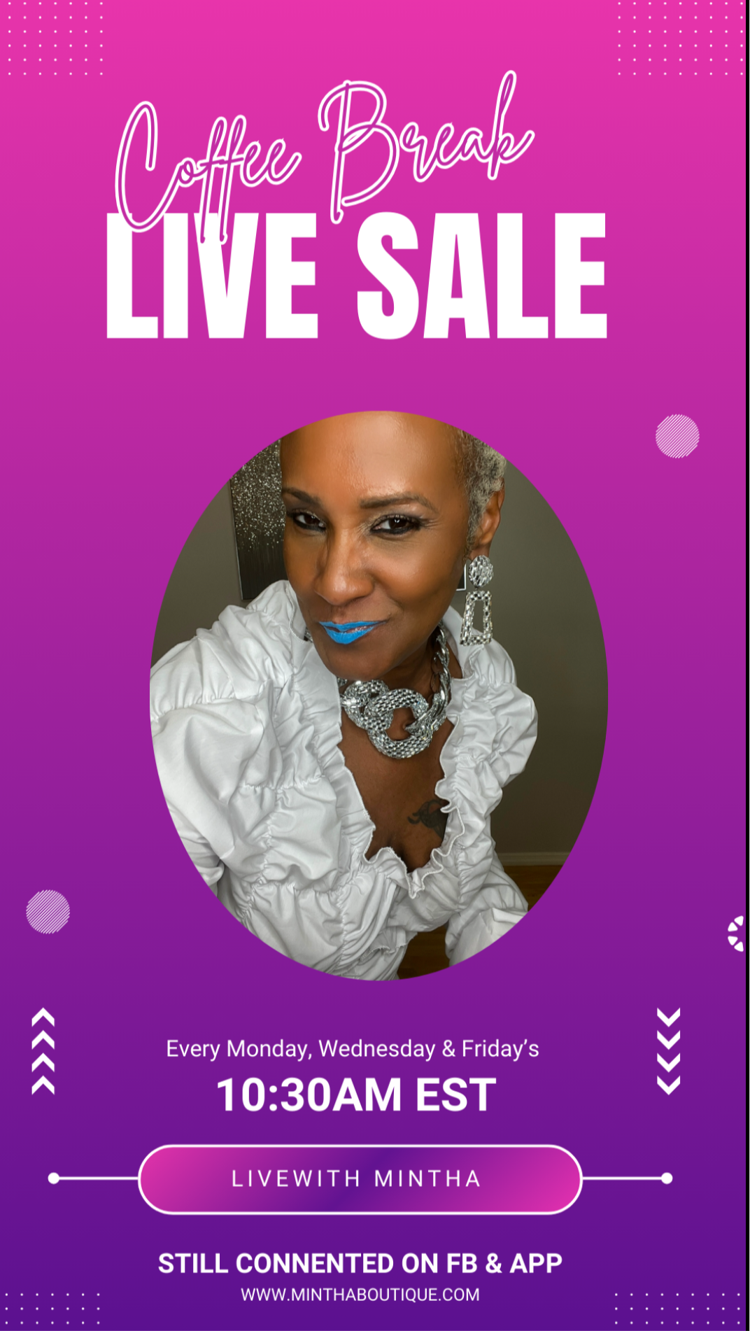 Coffee Break Live Sale @10:30am