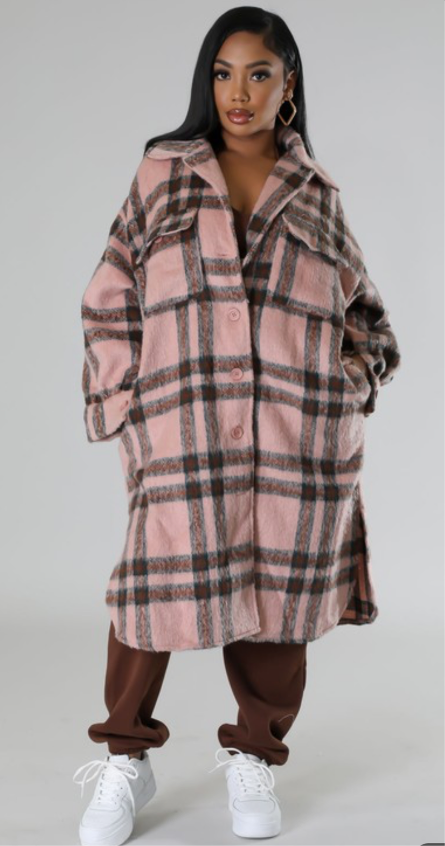 Mocha Plaid Shacket