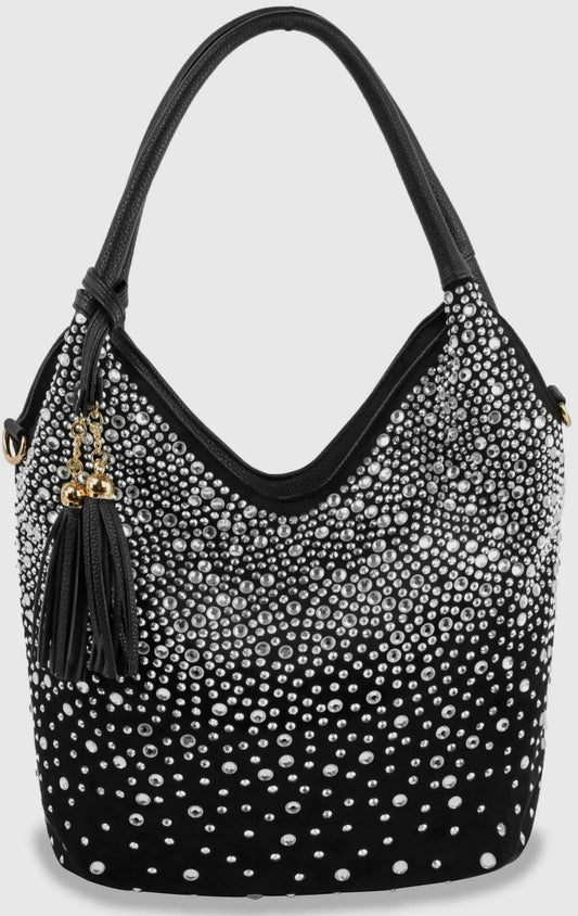 Stunning Sparkling Tall Shoulder Bag