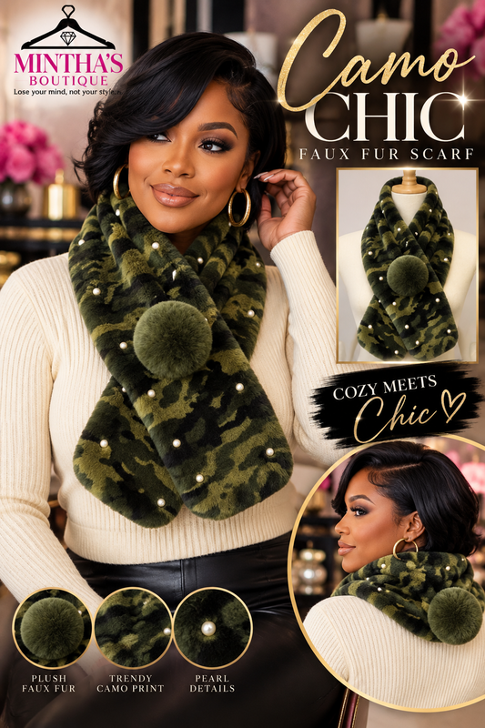 Chic Camo Scarf