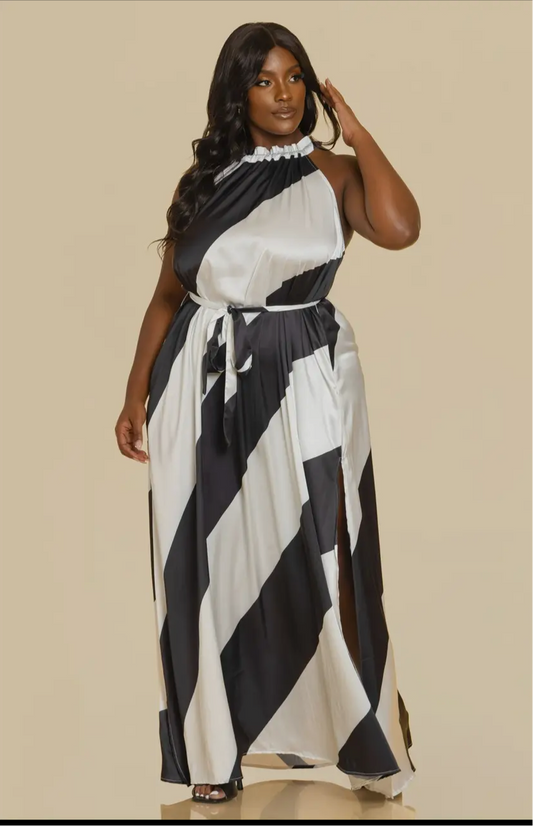 LUXE SATIN MAXI DRESS
