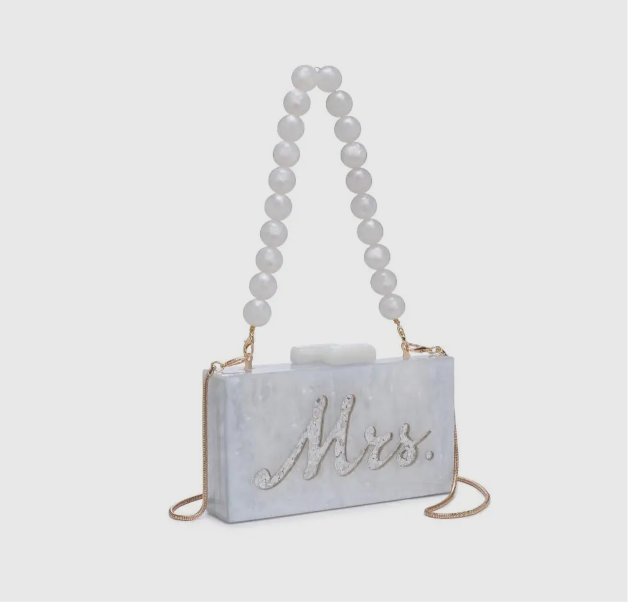 Lotus Mrs. Acrylic Clutch