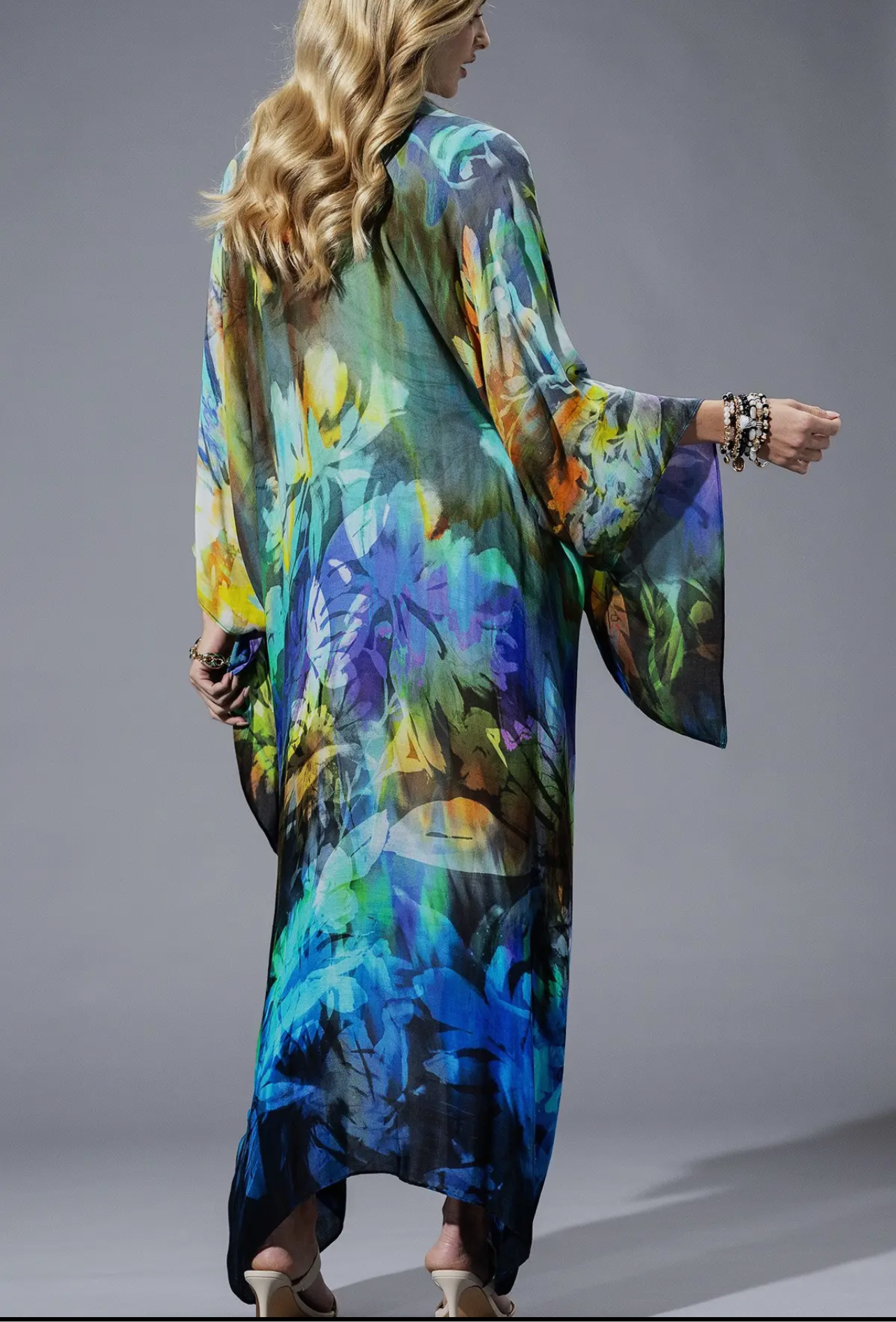 Trunkshow Purple Multi Kimono