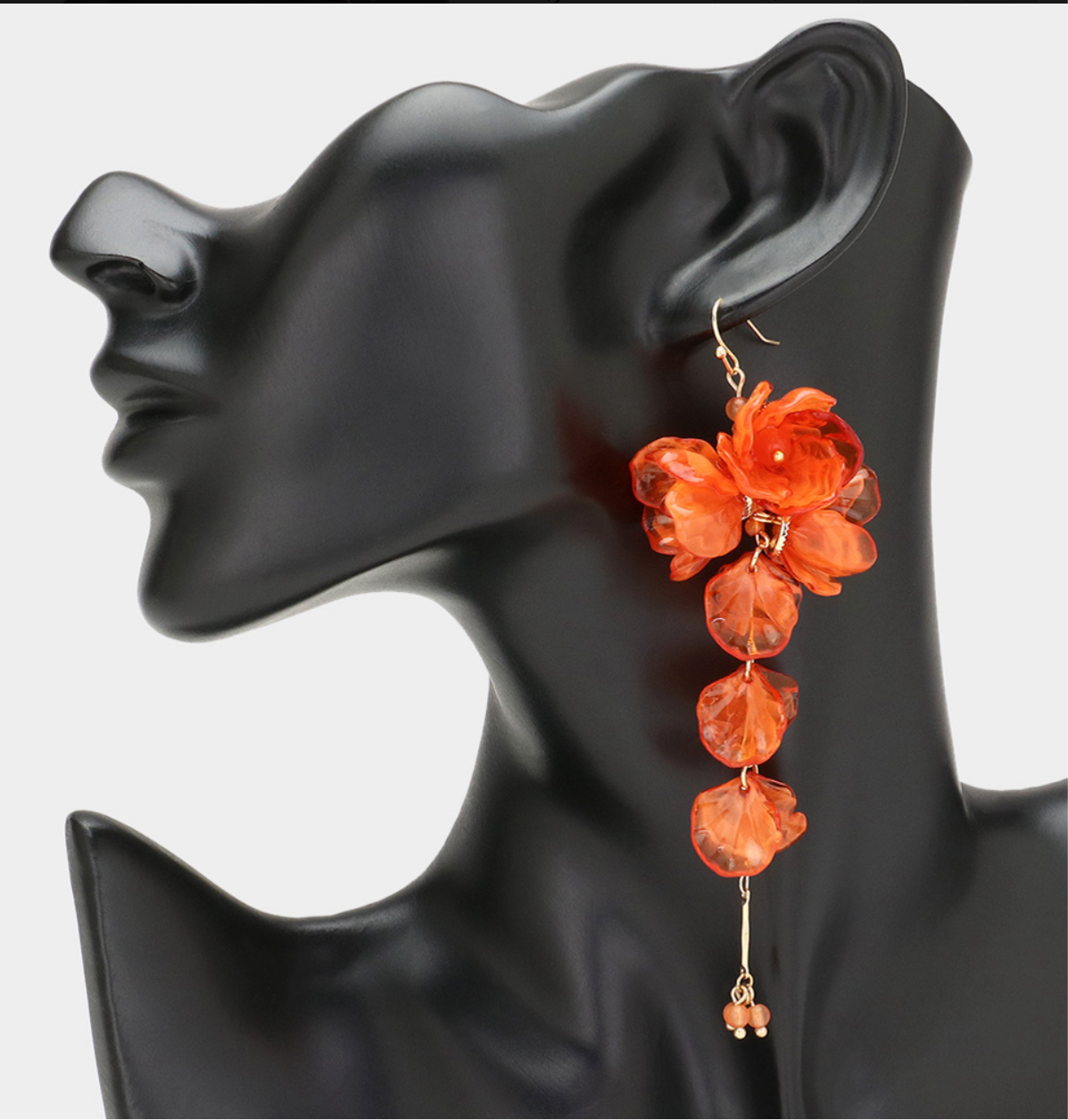 Oversized Flower Petal Earrings