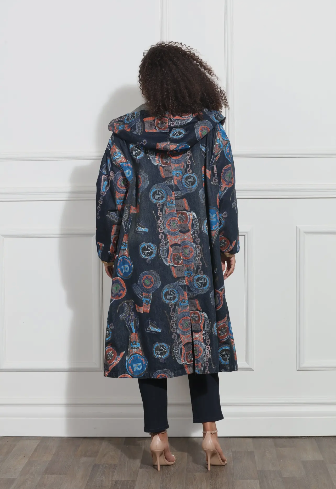 Multi Denim Coat Dress