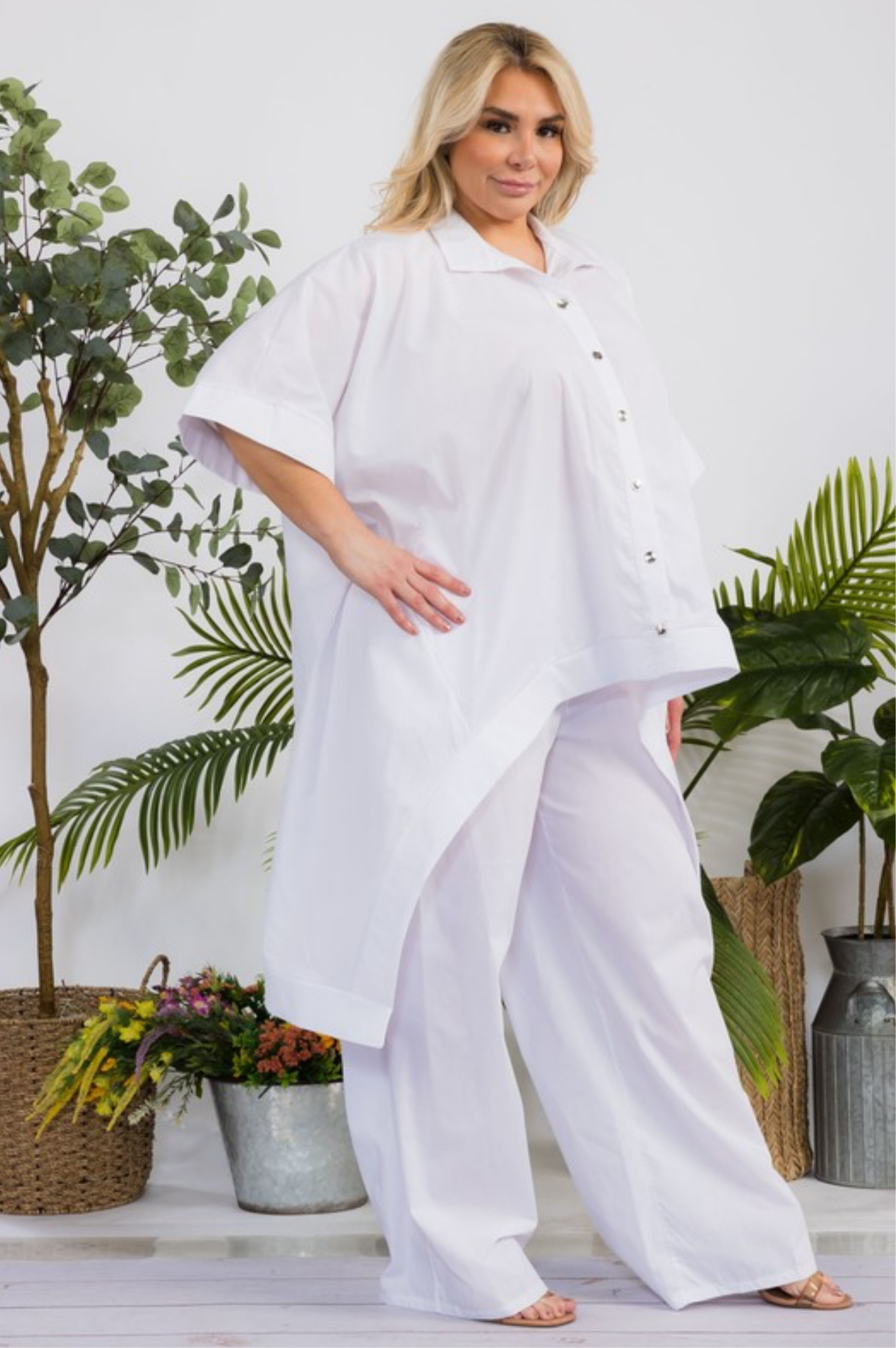 Whiskey White 2pc Pant Set