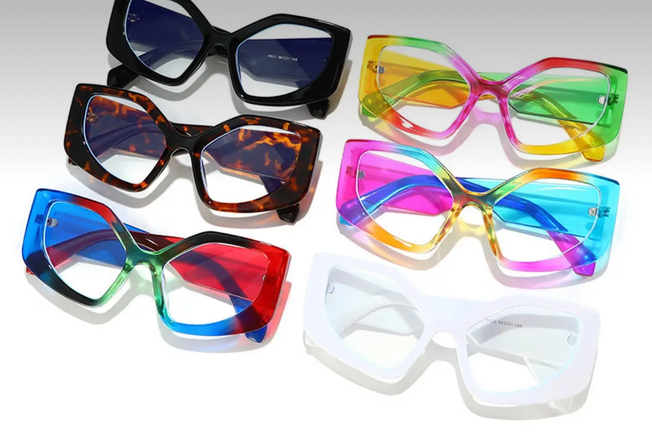 Cat Eye Multi Color Frames