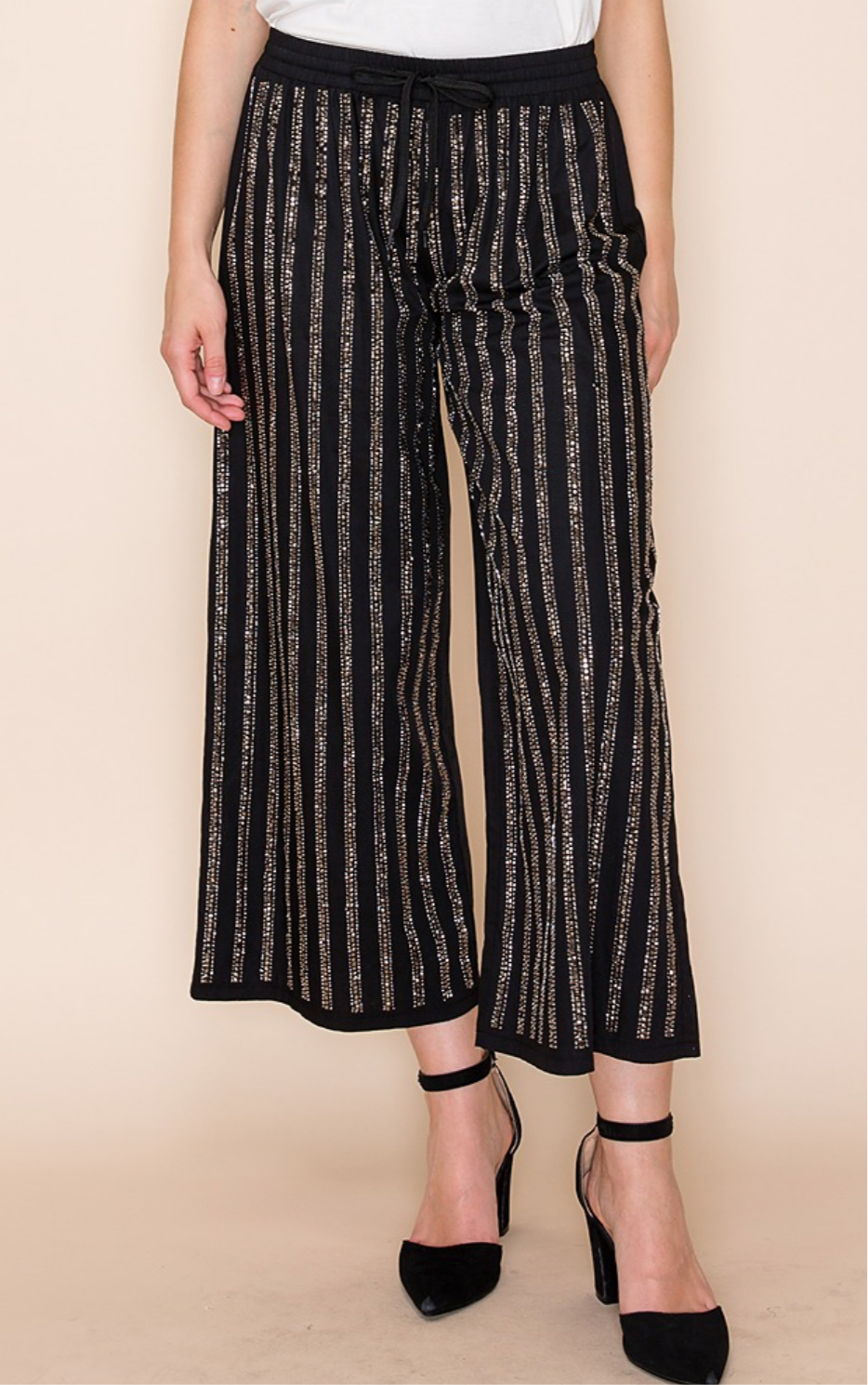 GLITTERING NIGHTS | BLACK CO-ORD SET