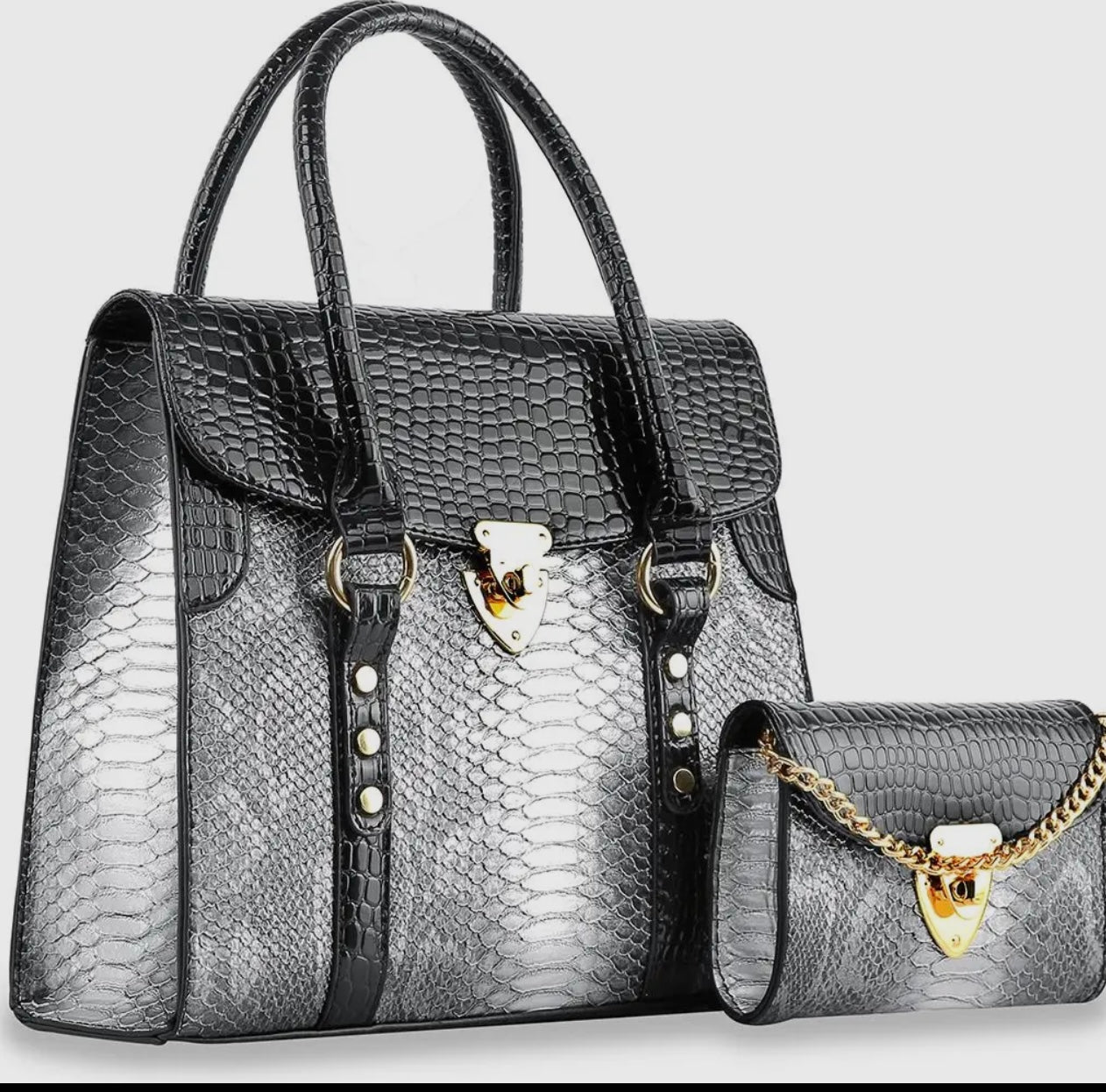 For Her Embossed Tote Bag Set