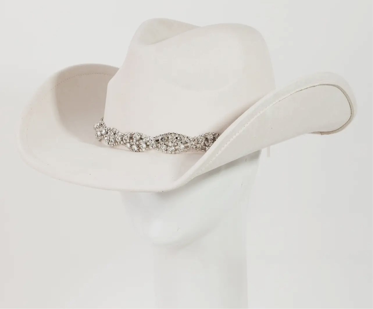 Classy Western Cowboy Hat Rhinestone Band