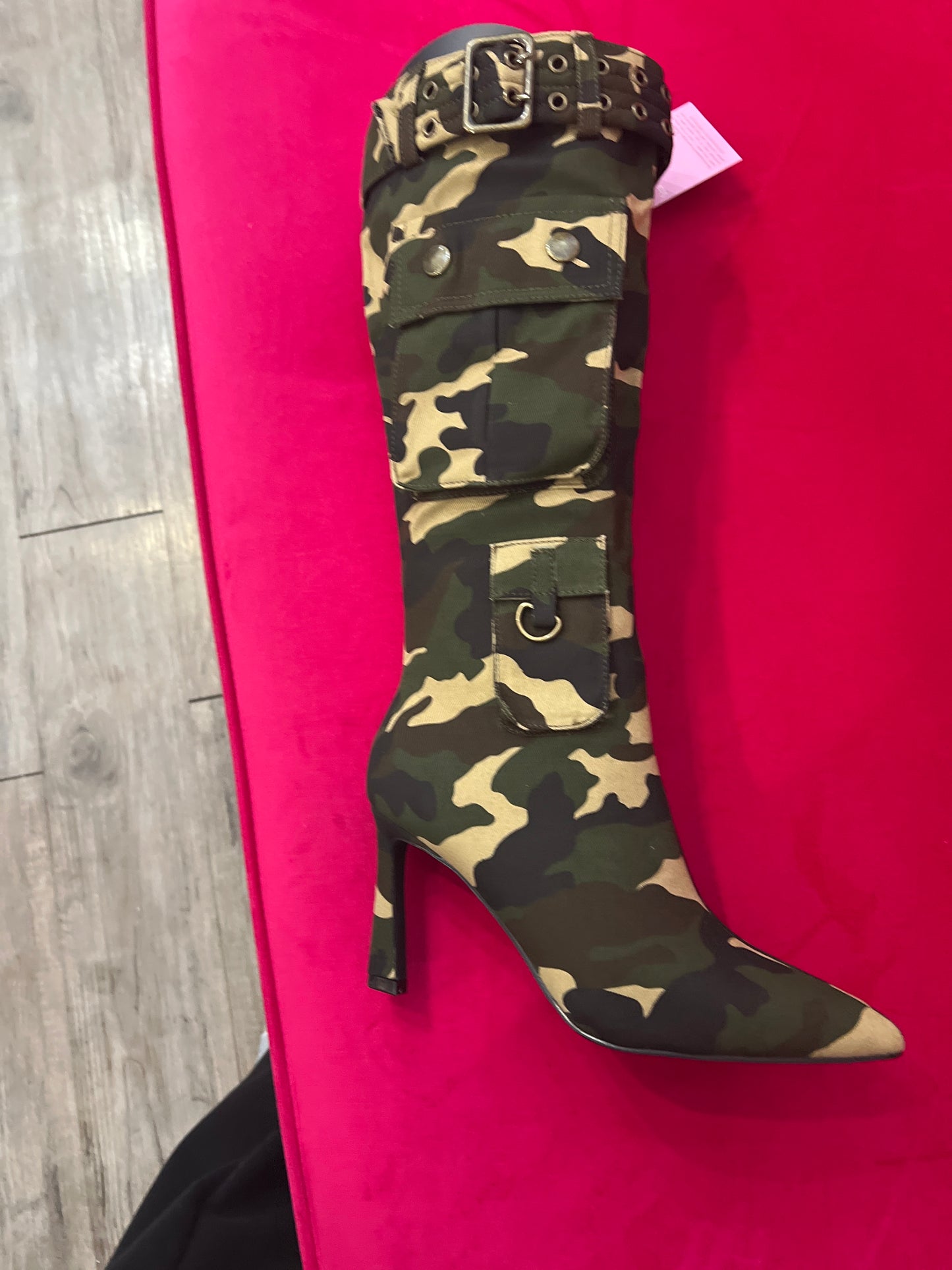 Jaelynn Camo Pocket Detail Boot