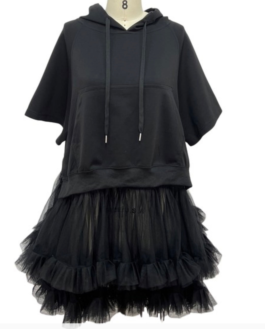 Tulle Hoodie Dress