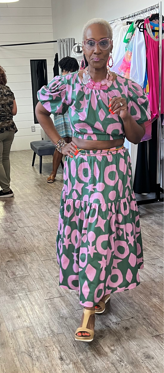 Poppy 2pc Skirt Set