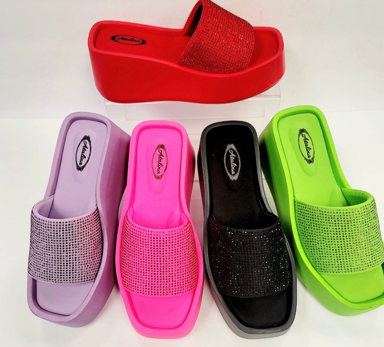 Bling Hot Pink Sandal with stone