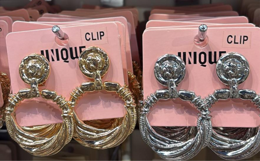 Bold Clip On Earrings