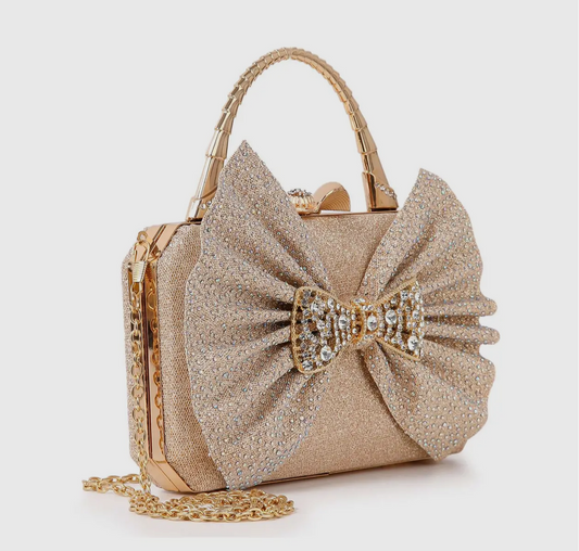 Sparkling Bow Accented Bag